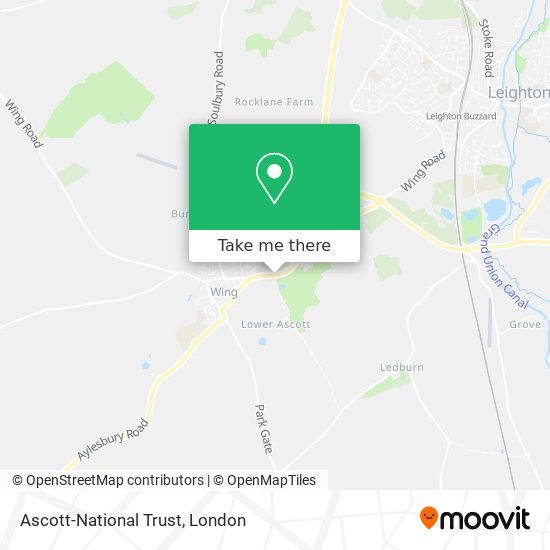Ascott-National Trust map