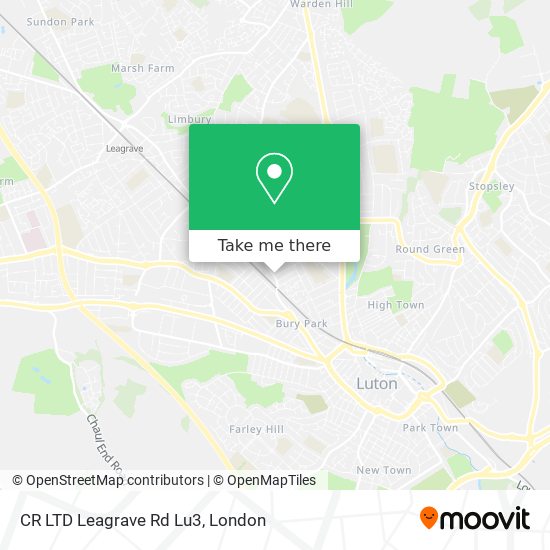 CR LTD Leagrave Rd Lu3 map