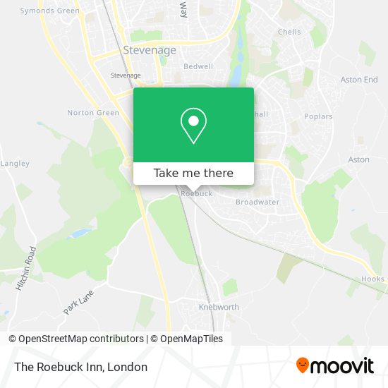 The Roebuck Inn map