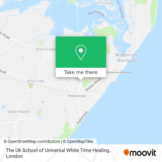The Uk School of Universal White Time Healing map