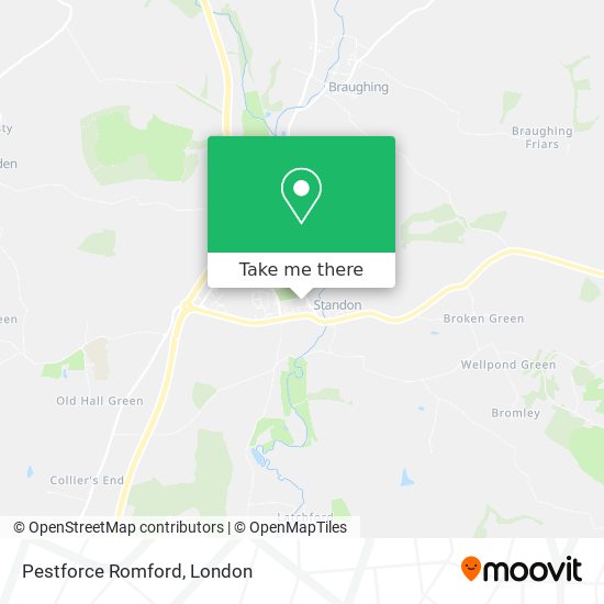 Pestforce Romford map