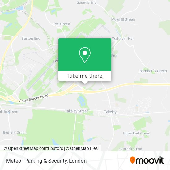 Meteor Parking & Security map