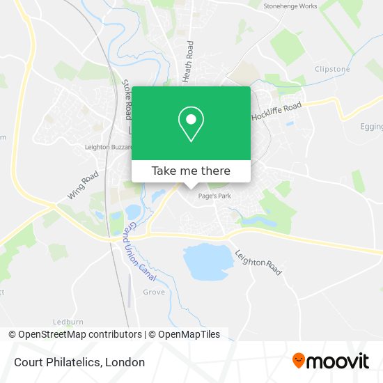 Court Philatelics map