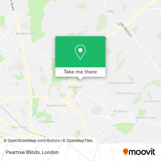 Peartree Blinds map