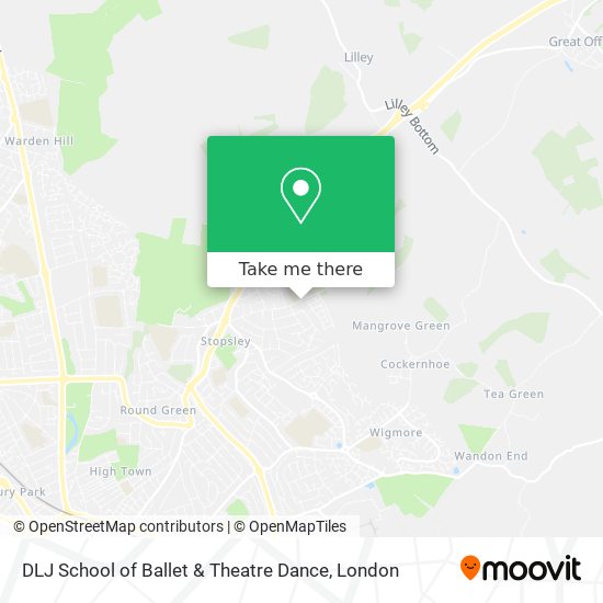 DLJ School of Ballet & Theatre Dance map