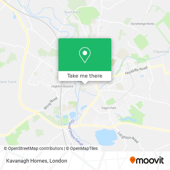 Kavanagh Homes map