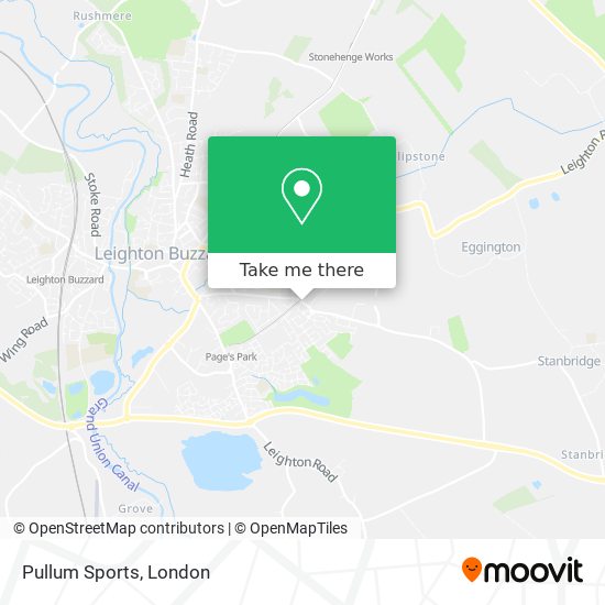 Pullum Sports map