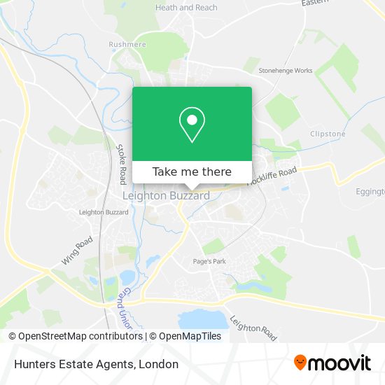 Hunters Estate Agents map