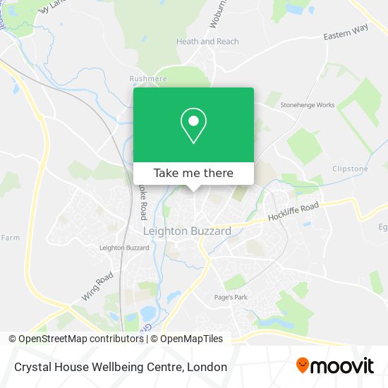 Crystal House Wellbeing Centre map