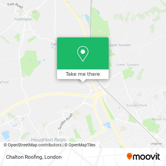 Chalton Roofing map