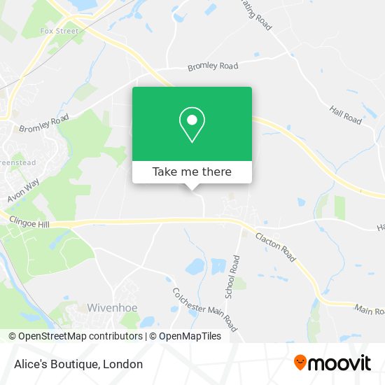 Alice's Boutique map