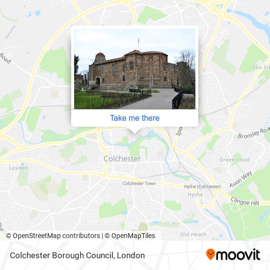 Colchester Borough Council map