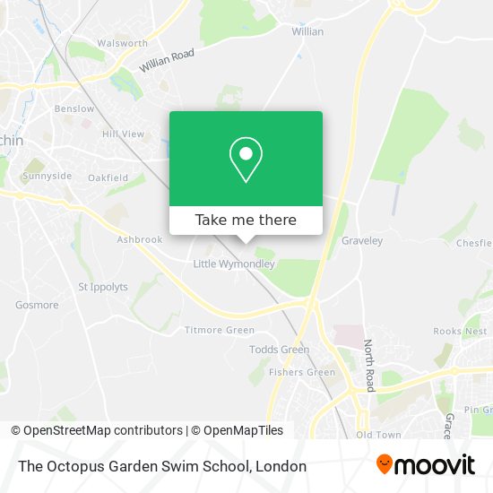 The Octopus Garden Swim School map