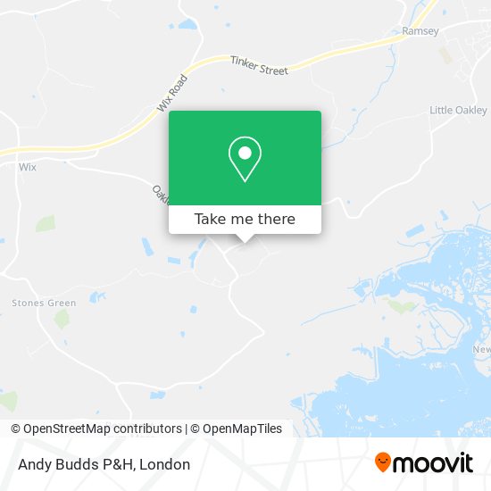 Andy Budds P&H map