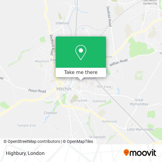 Highbury map