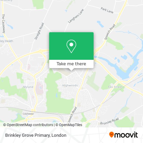 Brinkley Grove Primary map