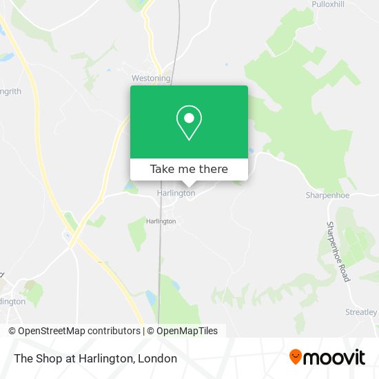 The Shop at Harlington map