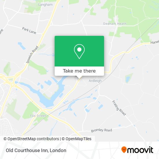 Old Courthouse Inn map