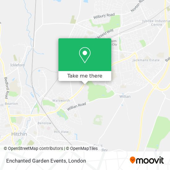 Enchanted Garden Events map