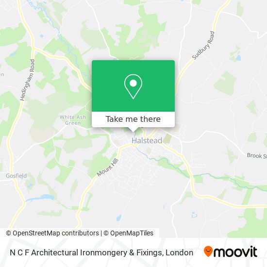 N C F Architectural Ironmongery & Fixings map