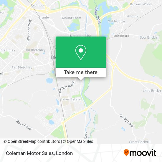 Coleman Motor Sales map