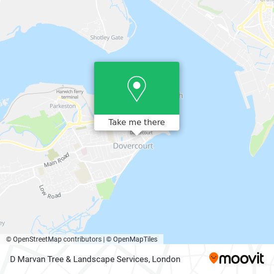 D Marvan Tree & Landscape Services map