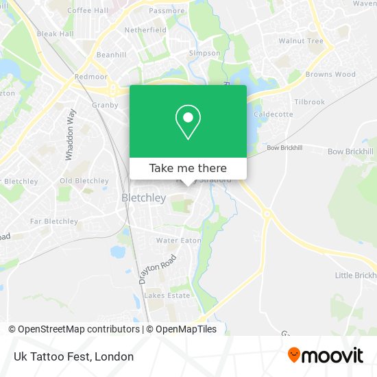 Uk Tattoo Fest map