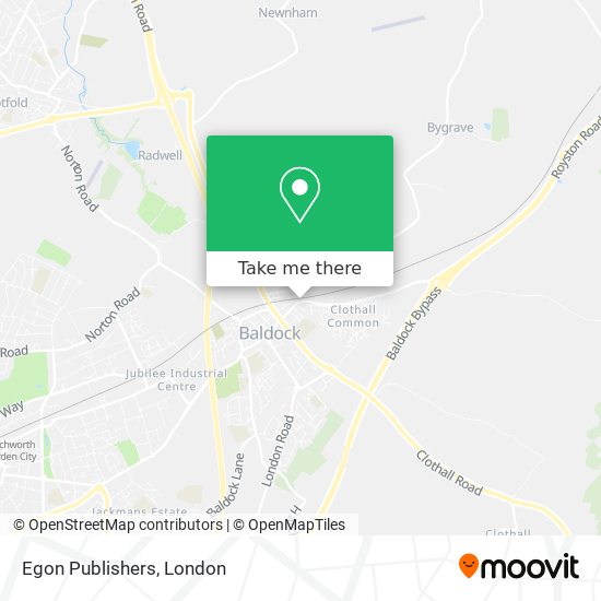 Egon Publishers map