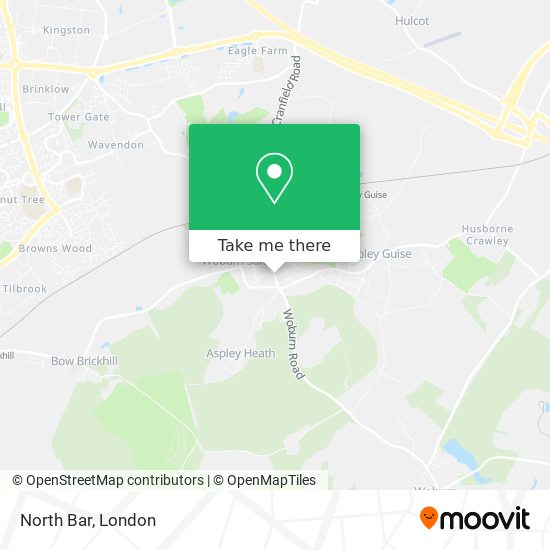 North Bar map