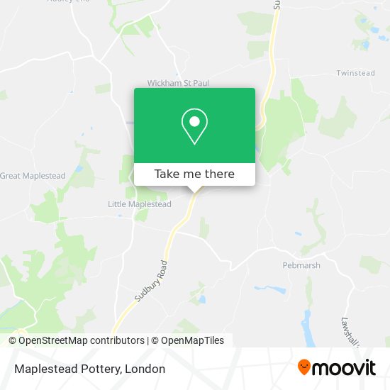 Maplestead Pottery map