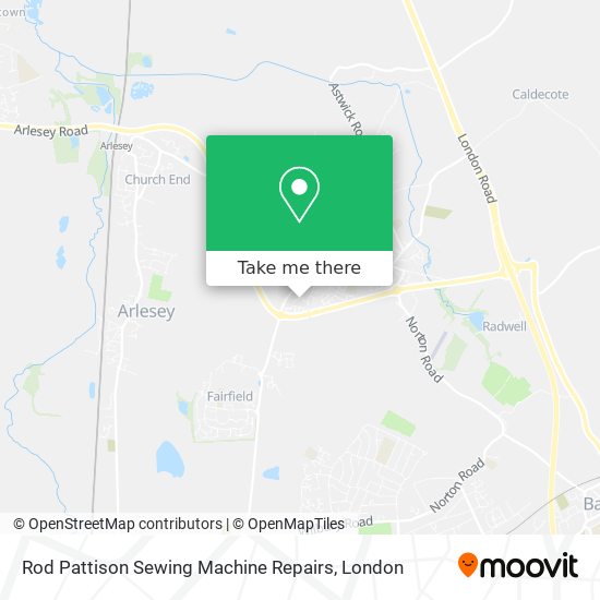 Rod Pattison Sewing Machine Repairs map