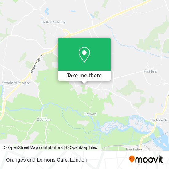 Oranges and Lemons Cafe map
