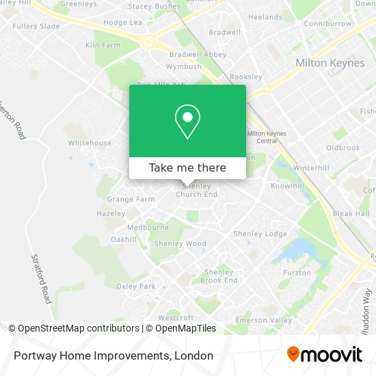 Portway Home Improvements map