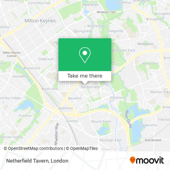 Netherfield Tavern map