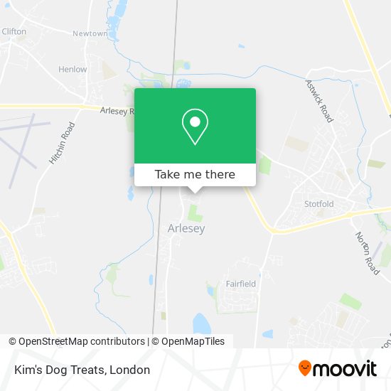 Kim's Dog Treats map