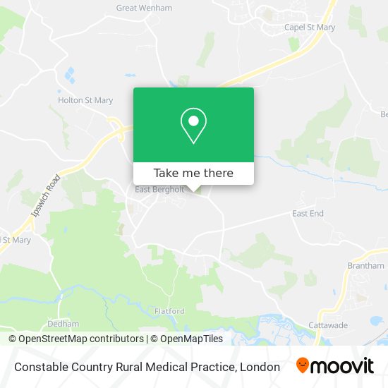 Constable Country Rural Medical Practice map