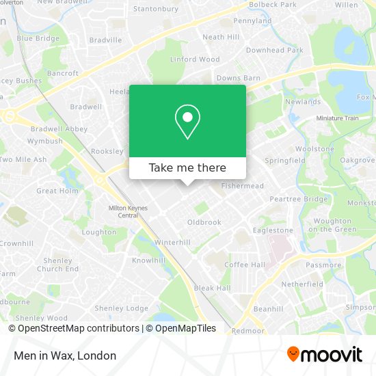 Men in Wax map