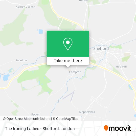The Ironing Ladies - Shefford map