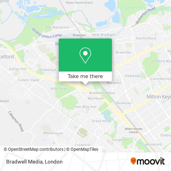 Bradwell Media map