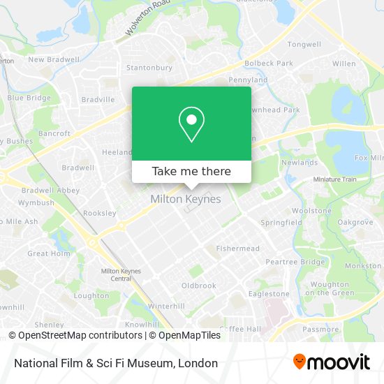 National Film & Sci Fi Museum map