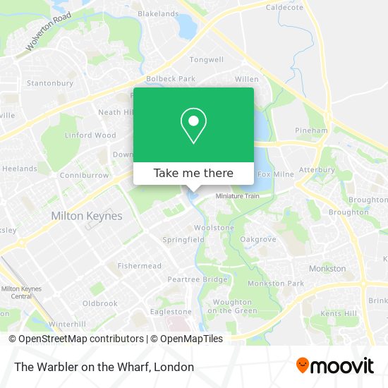 The Warbler on the Wharf map