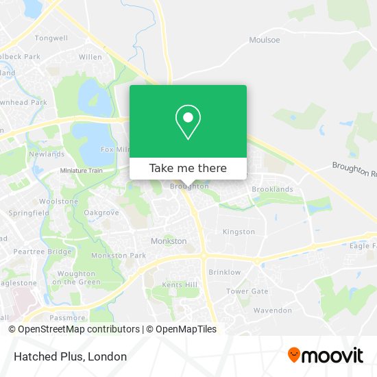 Hatched Plus map