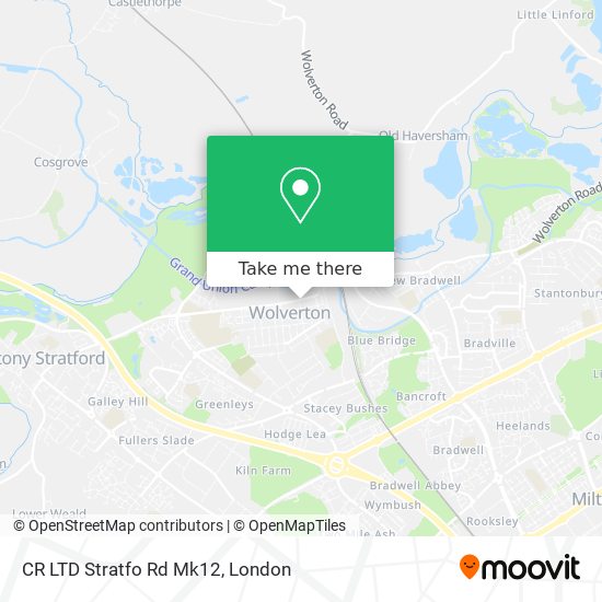 CR LTD Stratfo Rd Mk12 map