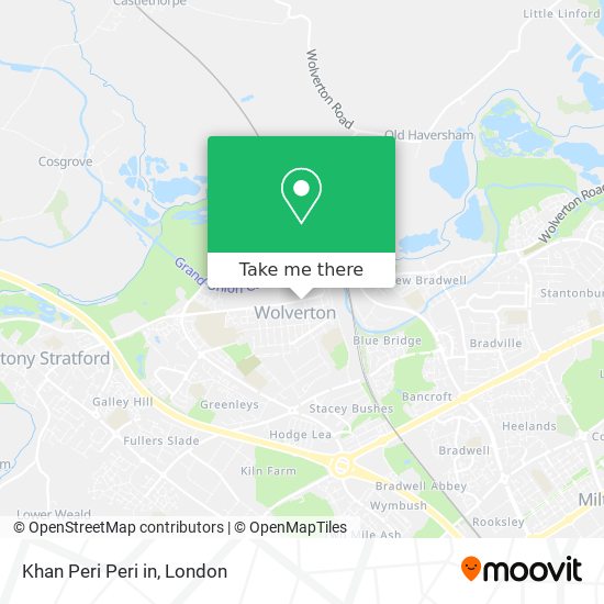 Khan Peri Peri in map