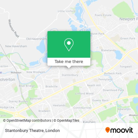 Stantonbury Theatre map