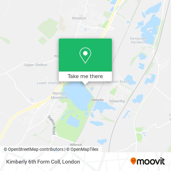 Kimberly 6th Form Coll map