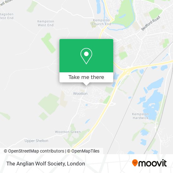 The Anglian Wolf Society map