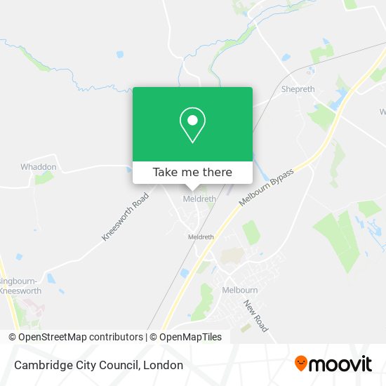Cambridge City Council map