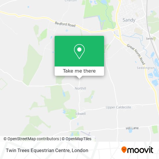Twin Trees Equestrian Centre map