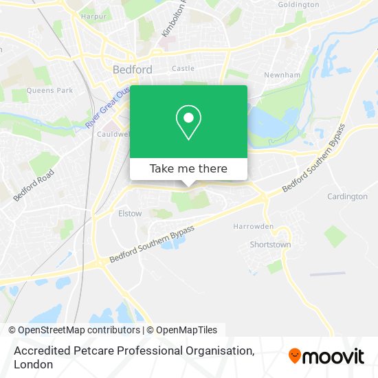 Accredited Petcare Professional Organisation map